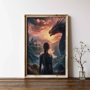Violet Sorrengail |  | Wall Decor | Fourth Wing Art | Rebecca Yarros | Iron Flame | Dragon Rider Digital Download | Booktok