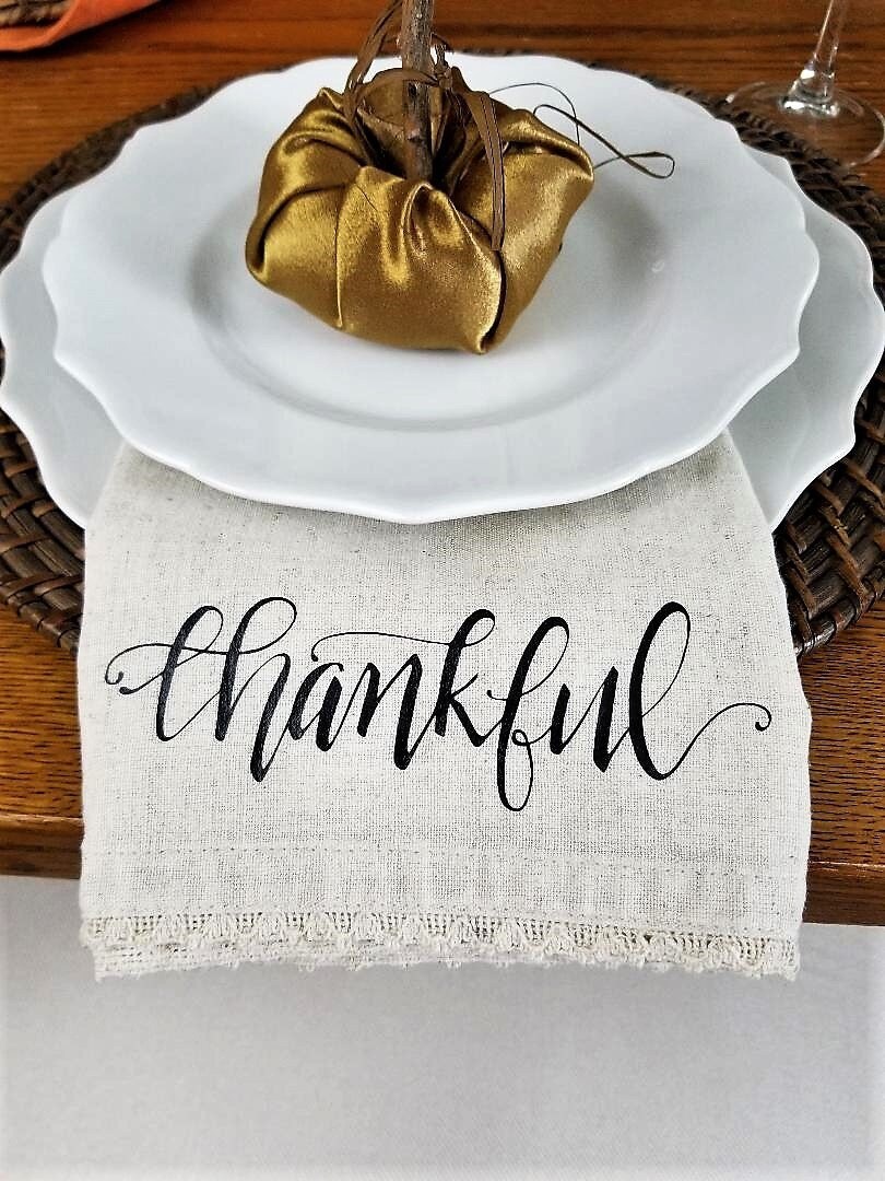Name plates thanksgiving