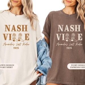 Custom Last Rodeo Bachelorette Comfort Colors® Shirt, Cowgirl Bridal Party T-shirt, Nashville Bachelorette T-shirt, Western Bachelorette Tee