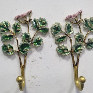 Trees & Cactus Plants Wall Hook 2-Pack: Zinc Alloy Coat, Hat and Key Hanger