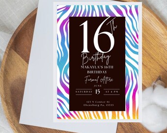 Personalized Sweet 16 Wedding Birthday Invitation,  Trending Birthday, Popular Sweet 16, Popular Girl Birthday, Popular Now, Trending Teen