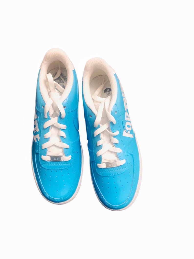 Custom Painted Nike Air Force One Low | Hand-Painted Air Force 1s | Custom Nike Sneakers | Personalized AF1 Shoes | Streetwear Art Shoes image 8