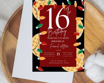 Personalized Sweet 16 Wedding Birthday Invitation,  Trending Birthday, Popular Sweet 16, Popular Girl Birthday, Popular Now, Trending Teen