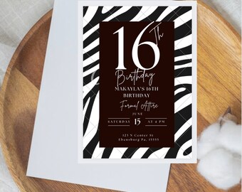 Personalized Sweet 16 Wedding Birthday Invitation,  Trending Birthday, Popular Sweet 16, Popular Girl Birthday, Popular Now, Trending Teen