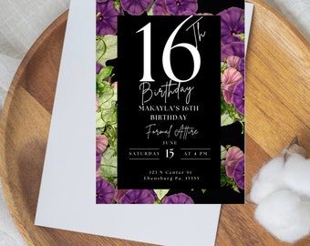 Personalized Sweet 16 Wedding Birthday Invitation,  Trending Birthday, Popular Sweet 16, Popular Girl Birthday, Popular Now, Trending Teen