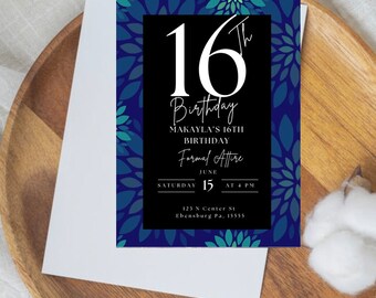 Personalized Sweet 16 Wedding Birthday Invitation,  Trending Birthday, Popular Sweet 16, Popular Girl Birthday, Popular Now, Trending Teen