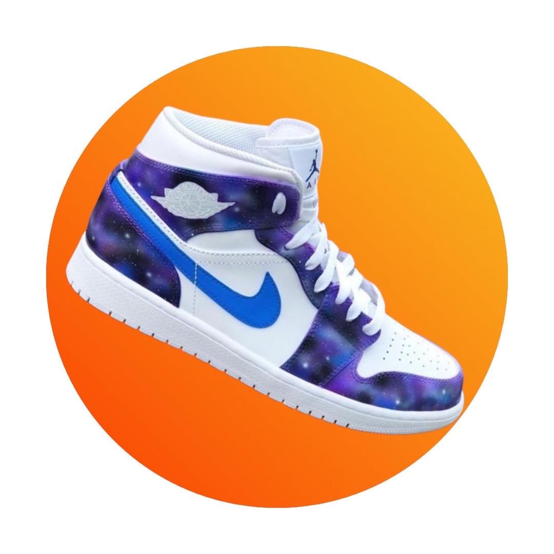 nike air jordan galaxy white gum