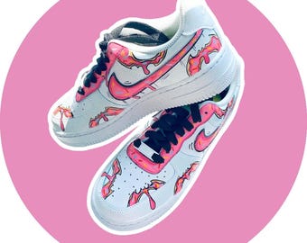 Custom Painted Nike Air Force One Low | Hand-Painted Air Force 1s | Custom Nike Sneakers | Personalized AF1 Shoes | Streetwear Art Shoes