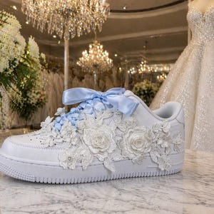 Blue Nike Wedding Shoes - Etsy