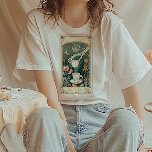 Spill the tea tarot card png, Sublimation PNG, Tarot t-shirt design, Tarot card png, Funny tarot card. Learn more in description below.