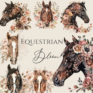 Horse with flowers, Horse Lover | Horse Sublimation |Digital Png | Floral Horse | Horse With Flowers | Horse Png for Free Commercial Use