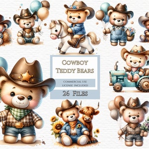 Baby Cowboy Baby Shower Clipart, Download, Fliegende Bären, Baby, Teddybär, Cowboy Teddybär, Cowboy-Babyparty, Teddy Clipart.