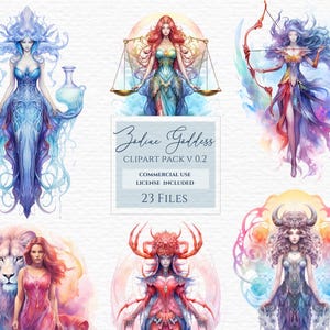 Signes du zodiaque, aquarelle taureau, utilisation commerciale de cliparts, art du zodiaque horoscope, bélier taureau gémeaux, cancer Lion vierge, balance scorpion poissons.