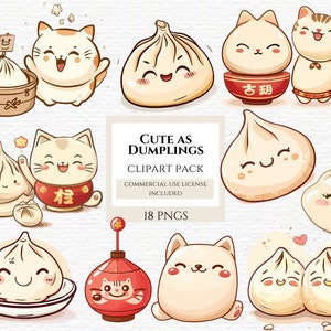 Dumpling clipart, commercial use png, digital sticker png, digital planner png, dumpling png, dumpling clipart. Learn more in description.
