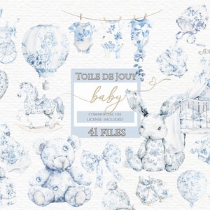Toile de jouy clipart de chá de bebê, Blue Toile Clipart, Chinoiserie png Francês Toil de Jouy, Chinoiserie clipart, Toile de Jouy, berçário png.