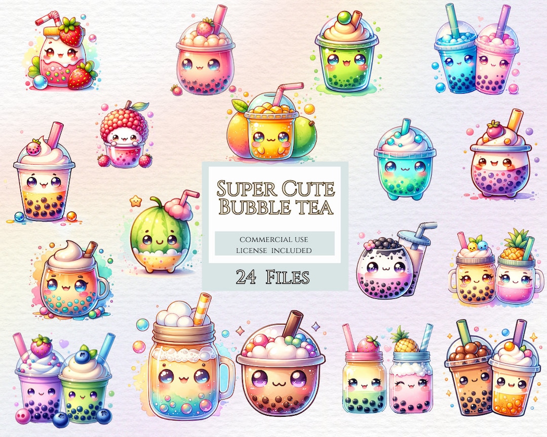 Aowplc 200 Pcs Cute Boba Stickers - Kawaii Bubble Tea Stickers For Water Bottles, Laptops & Crafts - View #13