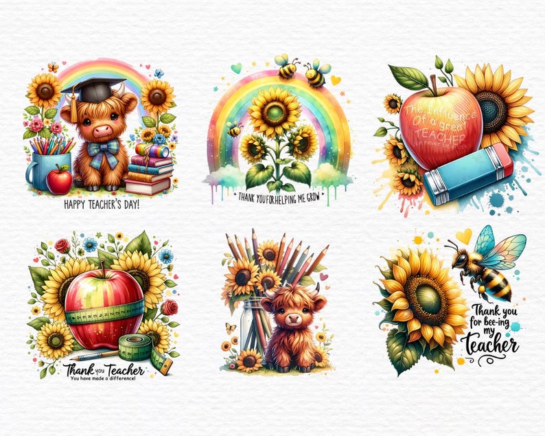 Teacher Appreciation Week Clipart, School Bundle, Teacher Appreciation ...