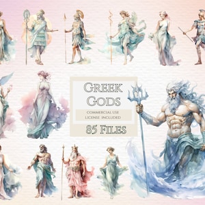 Clipart di dei e dee greche, clipart di mitologia, clipart, clipart fantasy, clipart mitologici, clipart di dio greco.
