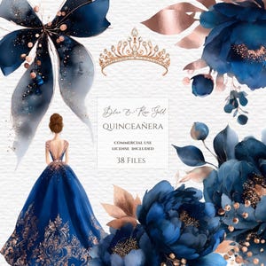 blue and rose gold dress Rose Gold Accessories Navy Blue Dress With Gold Jewelry Navy Blue Long Prom  Dress With Gold Sequins PromGirl Navy Gold
