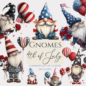 Clipart gnome du 4 juillet, nain patriotique png, nain du 4 juillet. En savoir plus dans la description ci-dessous.