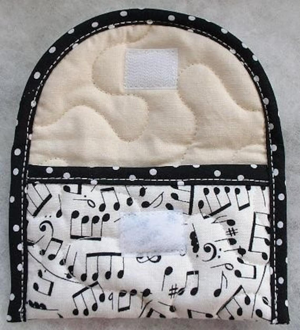 Card Holder Musical Notes Etsy