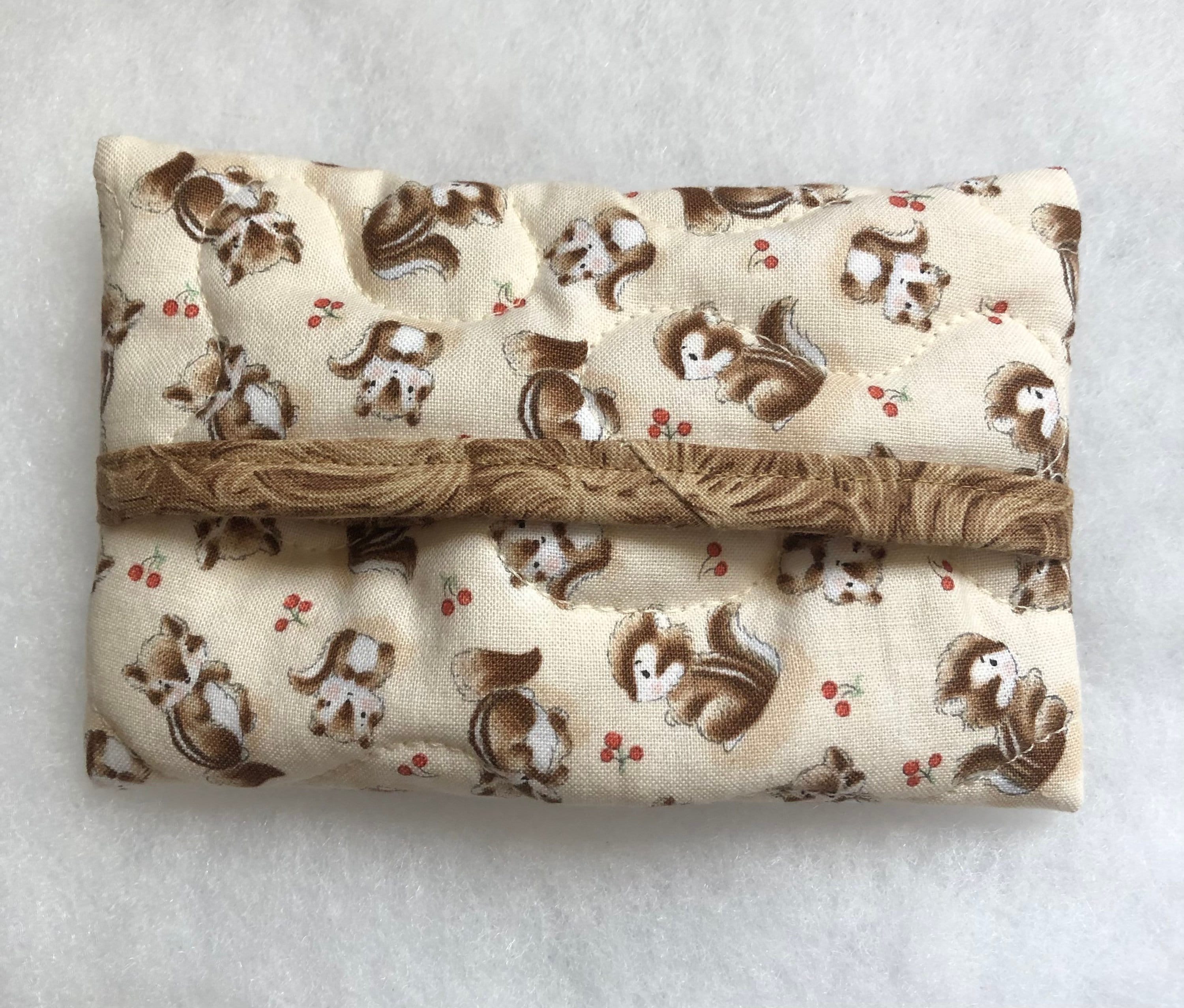 Tissue Holder Quilted - Chipmunks - Etsy