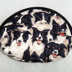 Bolso pequeño acolchado - Border Collies