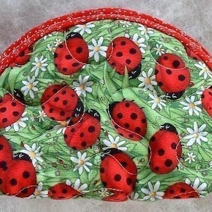 Small Quilted Purse - Ladybugs