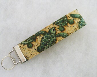 Key Fob wristlet - Turtles