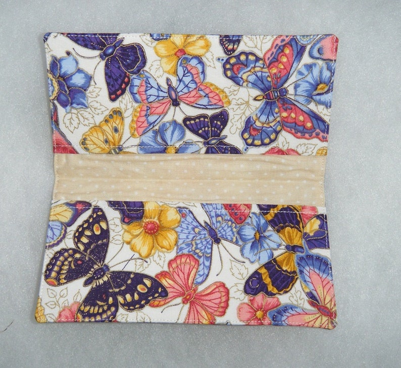 Butterflies checkbook cover image 3