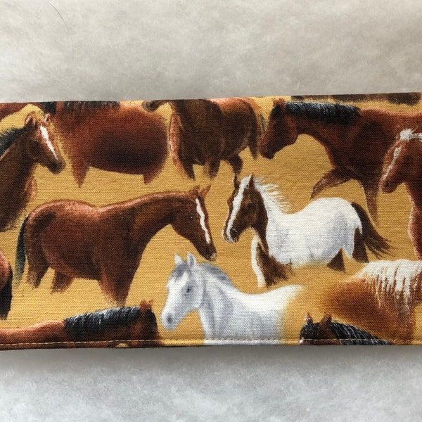 Horse Checkbook Cover Etsy