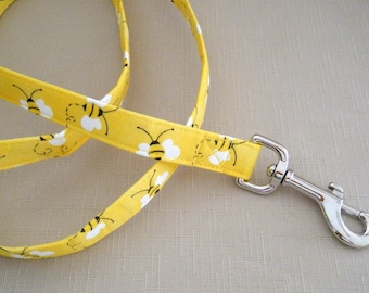 Yellow Bumblebees  - Dog Leash