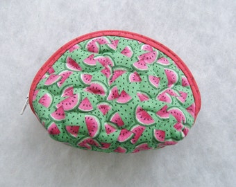 Small Quilted Purse - Watermelons