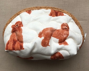 Golden Doodles  - Small Quilted Purse