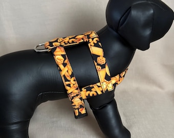 BOY Dog harness in pasta macaroni noodles