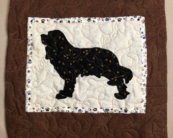 Cavalier King Charles Spaniel - Quilted Dog throw pillow 16 inches