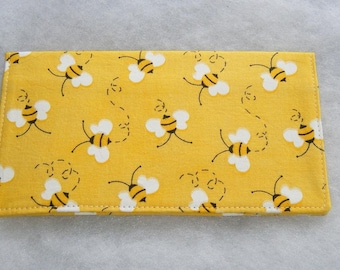 Bumblebees - checkbook cover