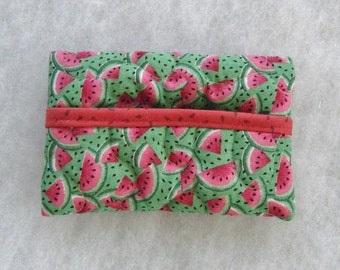 Tissue Holder Quilted - Watermelons