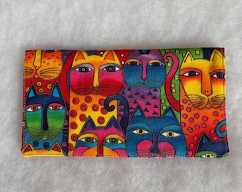 Laurel Burch cats - Checkbook cover