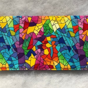 Stained glass - checkbook cover