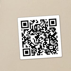Rick Roll Sticker QR Code Joke | Kiss-Cut Stickers | Laptop Water Bottle Stickers | Round Funny Prank Rick Astley Meme Scan Stickers