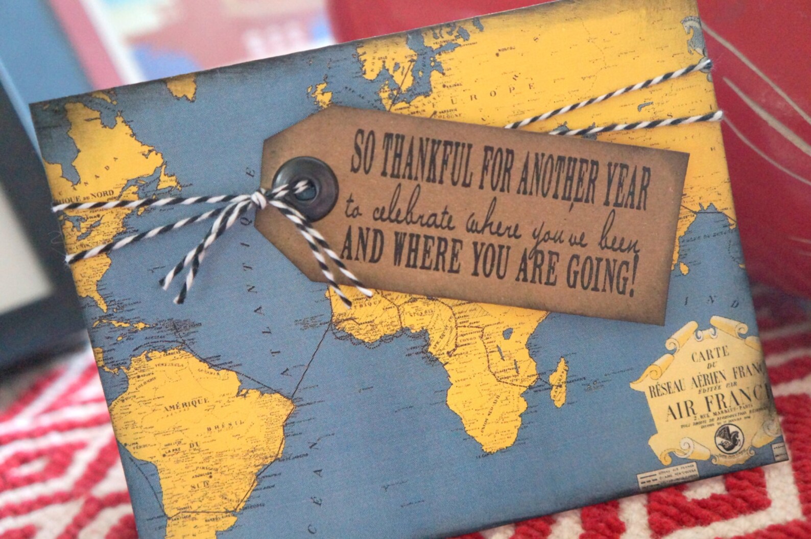 Travel Themed Birthday Card | Etsy