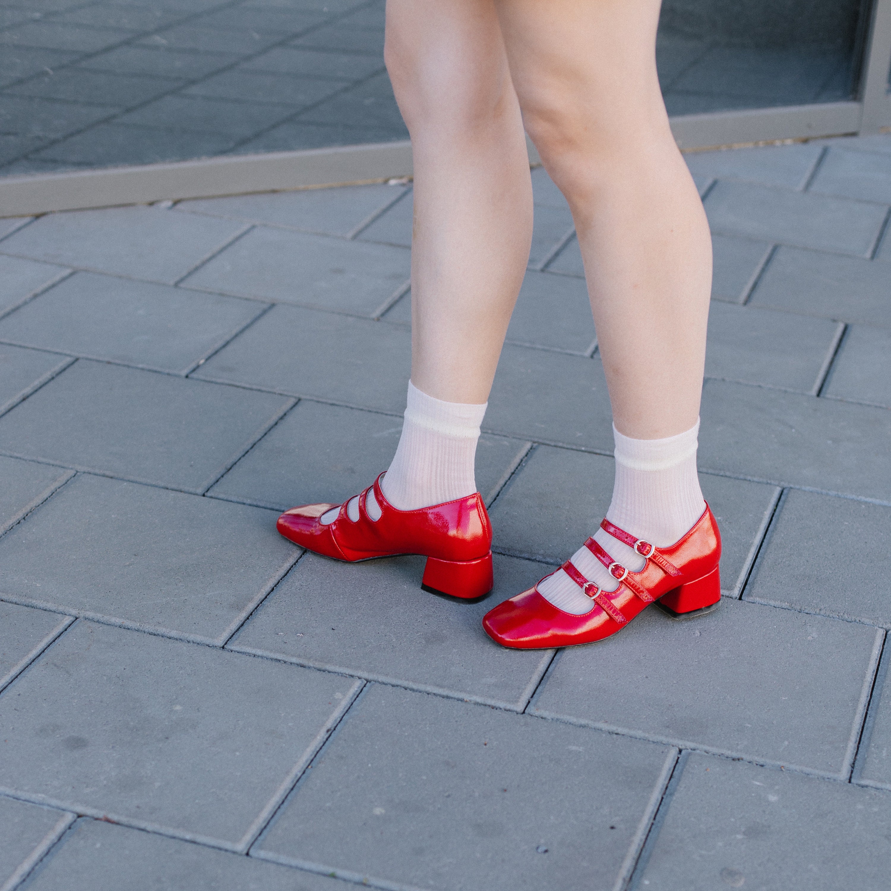 strappy mary jane shoes