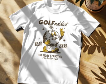 Golf Graphic Unisex T-Shirt - Perfect Gift for Golf Addicts, Funny Golf Shirt, Golf Lover Tee, Golfing Apparel, Sporty T-Shirt