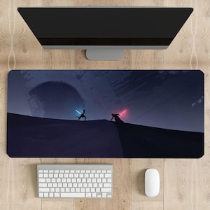 Star Wars Gaming Mousepad Desk Mat, Large Desk Mat, Geeky Mouse Pad, Office Desk Accessory, Desk Organizer