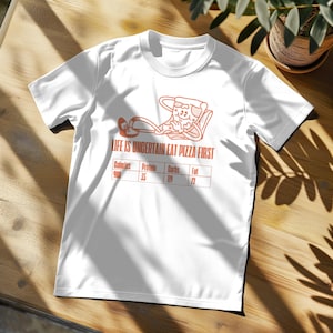 Funny Pizza Unisex T-Shirt, Pizza Graphic Cotton Softstyle Tee, Pizza Lover T-shirt, Pizza Slice Tee, Pizza Gift Idea