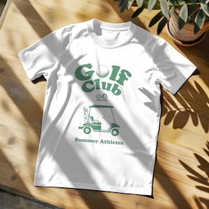 Golf Club Graphic Tee, Softstyle Cotton Golfing T-Shirt, Unisex Golf Tee, Tee for Golfers, Golf Lover Gift, Golf Apparel