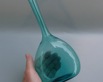 Arthur Percy Glass Vase, Gullaskruf Sweden, Swedish Art Glass
