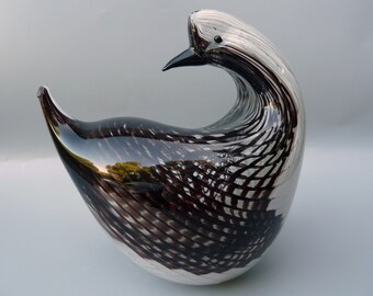 Vintage Archimede Seguso Murano Italy Venetian Amber Art Glass