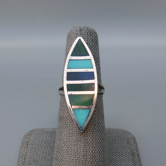 Southwest Turquoise Ring, Native American Turquoi… - image 1